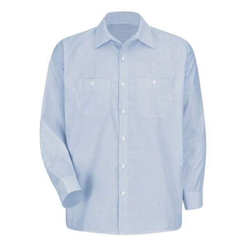 Red Kap Men's Industrial Stripe Work Shirt
