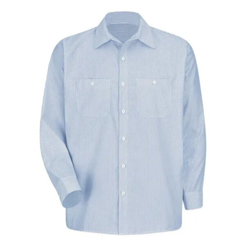 Red Kap Men's Industrial Stripe Work Shirt