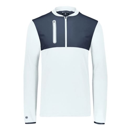 Holloway Youth Weld Hybrid Quarter-Zip Pullover