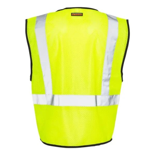 Kishigo Unisex Double-Pocket Zippered Economy Class 2 Vest