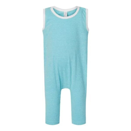 Rabbit Skins Infant Harborside Melange Tank Romper