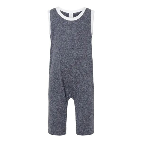 Rabbit Skins Infant Harborside Melange Tank Romper