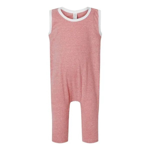 Rabbit Skins Infant Harborside Melange Tank Romper