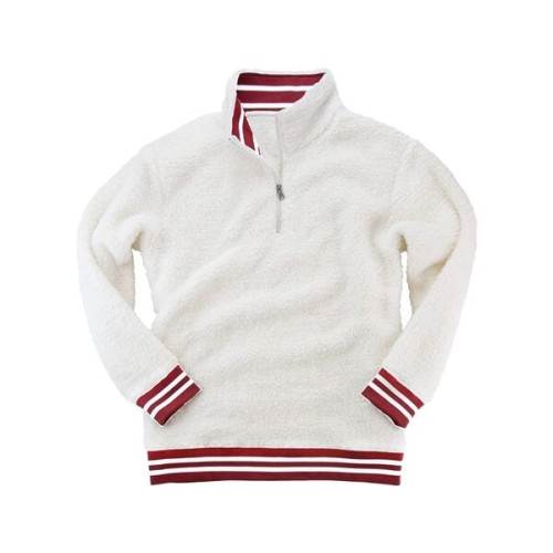 Boxercraft Unisex Varsity Sherpa Quarter-Zip Pullover