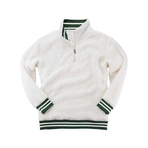 Boxercraft Unisex Varsity Sherpa Quarter-Zip Pullover