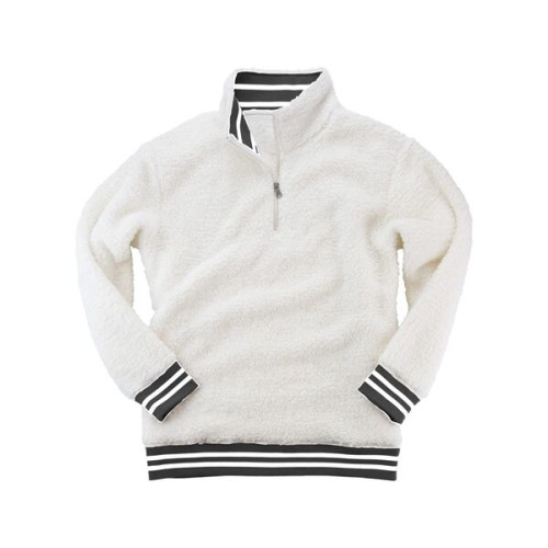 Boxercraft Unisex Varsity Sherpa Quarter-Zip Pullover