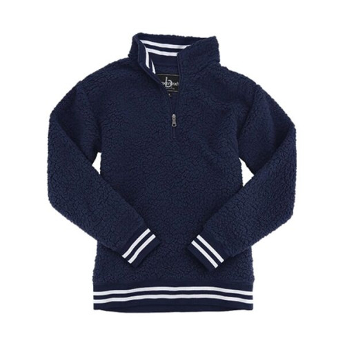 Boxercraft Unisex Varsity Sherpa Quarter-Zip Pullover