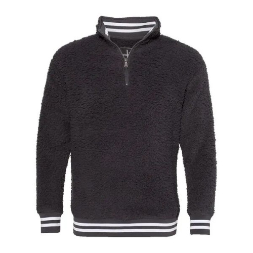 Boxercraft Unisex Varsity Sherpa Quarter-Zip Pullover