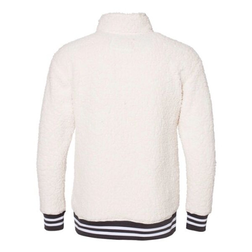 Boxercraft Unisex Varsity Sherpa Quarter-Zip Pullover