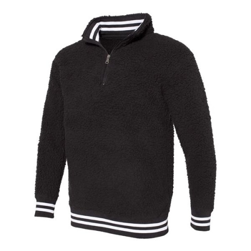 Boxercraft Unisex Varsity Sherpa Quarter-Zip Pullover