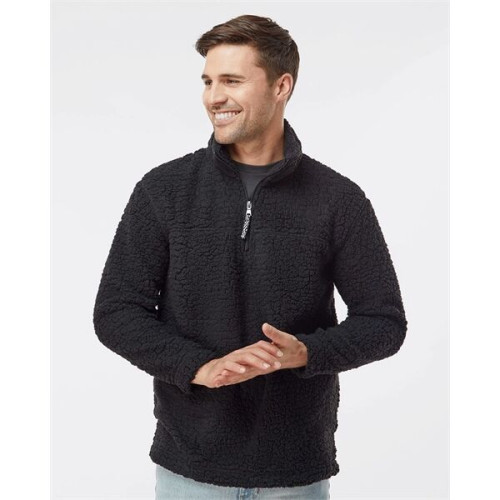 Boxercraft Unisex Sherpa Fleece Quarter-Zip Pullover