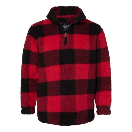 Boxercraft Unisex Sherpa Fleece Quarter-Zip Pullover