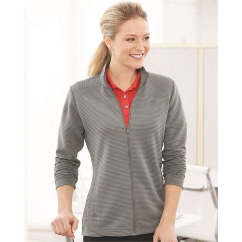 Adidas Women's Textured Full-Zip Jacket