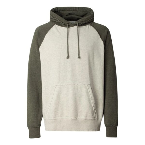 J. America Men's Vintage Heather Hooded Sweatshirt
