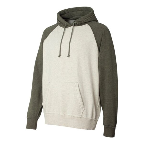 J. America Men's Vintage Heather Hooded Sweatshirt