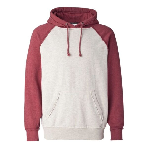 J. America Men's Vintage Heather Hooded Sweatshirt