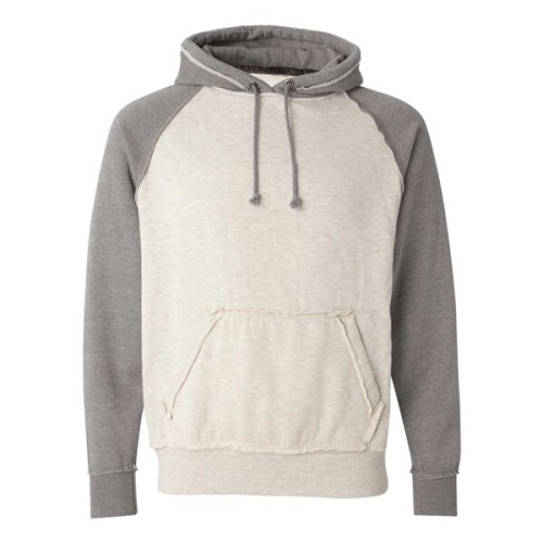 J. America Men's Vintage Heather Hooded Sweatshirt