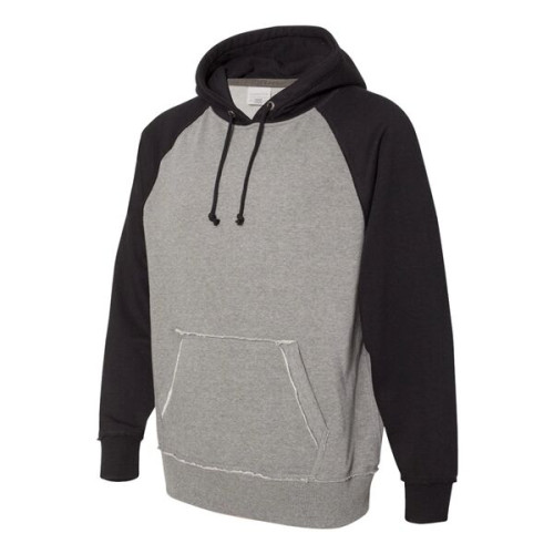 J. America Men's Vintage Heather Hooded Sweatshirt