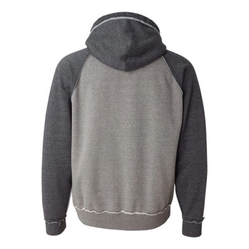 J. America Men's Vintage Heather Hooded Sweatshirt