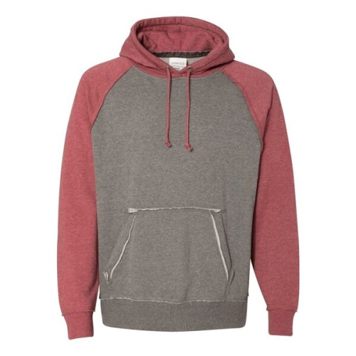 J. America Men's Vintage Heather Hooded Sweatshirt