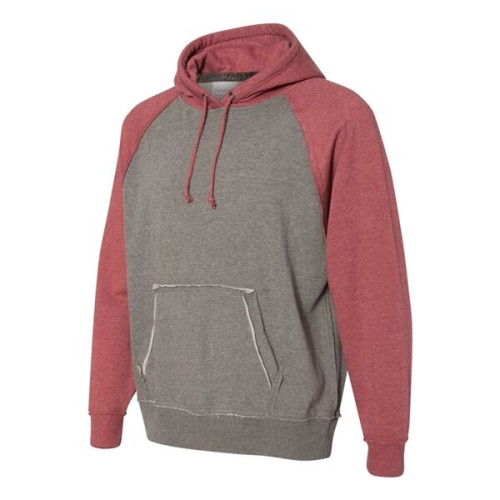 J. America Men's Vintage Heather Hooded Sweatshirt