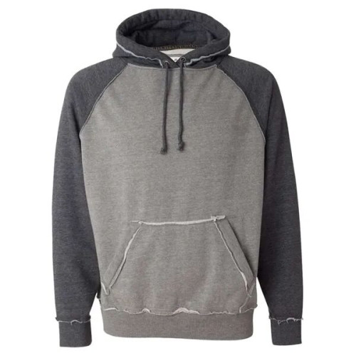 J. America Men's Vintage Heather Hooded Sweatshirt