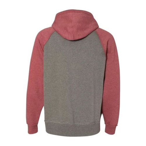J. America Men's Vintage Heather Hooded Sweatshirt