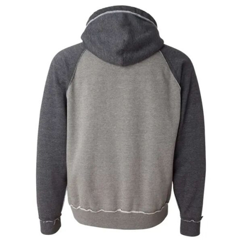 J. America Men's Vintage Heather Hooded Sweatshirt