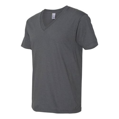 American Apparel Unisex Fine Jersey V-Neck Tee