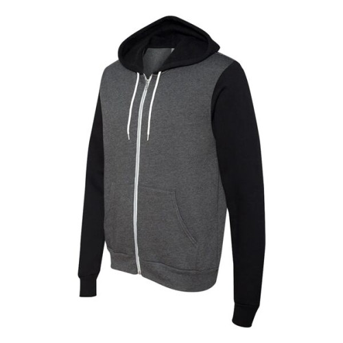 BELLA + CANVAS Unisex Sponge Fleece Full-Zip Hoodie Sweat...