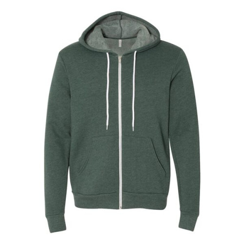BELLA + CANVAS Unisex Sponge Fleece Full-Zip Hoodie Sweat...
