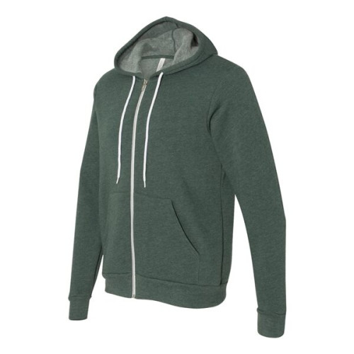 BELLA + CANVAS Unisex Sponge Fleece Full-Zip Hoodie Sweat...