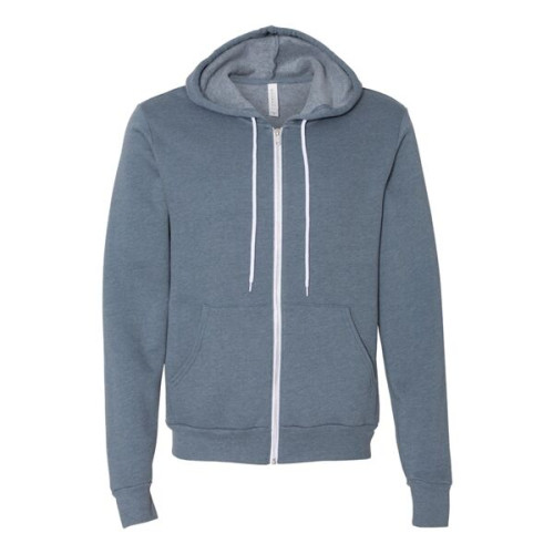 BELLA + CANVAS Unisex Sponge Fleece Full-Zip Hoodie Sweat...