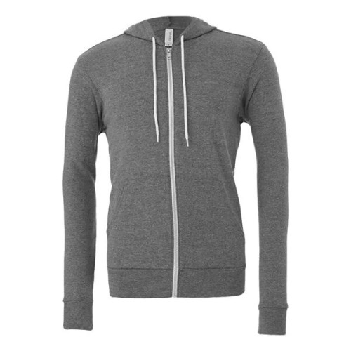 BELLA + CANVAS Unisex Sponge Fleece Full-Zip Hoodie Sweat...