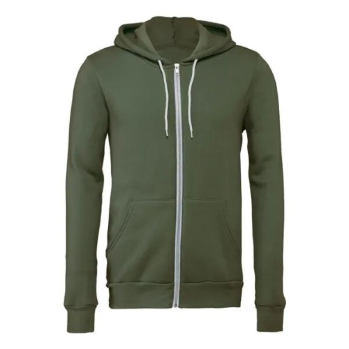 BELLA + CANVAS Unisex Sponge Fleece Full-Zip Hoodie Sweat...