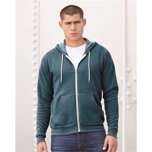 BELLA + CANVAS Unisex Sponge Fleece Full-Zip Hoodie Sweat...