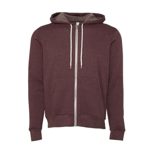 BELLA + CANVAS Unisex Sponge Fleece Full-Zip Hoodie Sweat...
