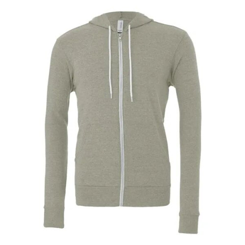BELLA + CANVAS Unisex Sponge Fleece Full-Zip Hoodie Sweat...