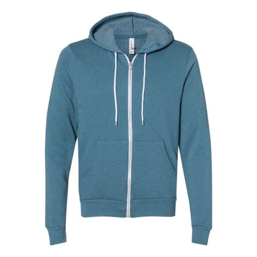 BELLA + CANVAS Unisex Sponge Fleece Full-Zip Hoodie Sweat...