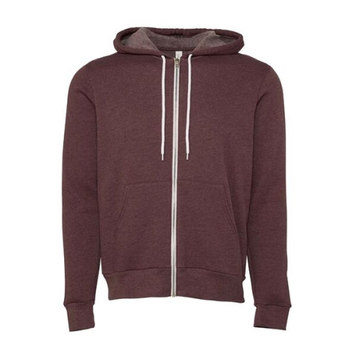 BELLA + CANVAS Unisex Sponge Fleece Full-Zip Hoodie Sweat...