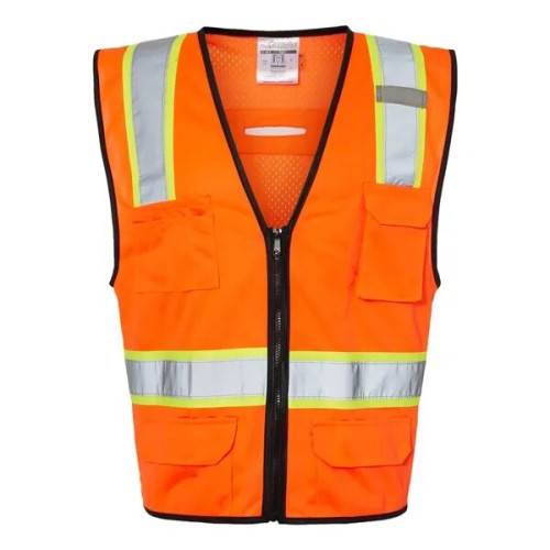 Kishigo Unisex 6 Pocket Contrast Class 2 Vest