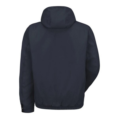 Red Kap Men's Blended Duck Zip-Front Hooded Jacket