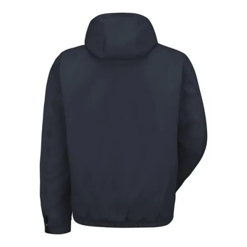 Red Kap Men's Blended Duck Zip-Front Hooded Jacket