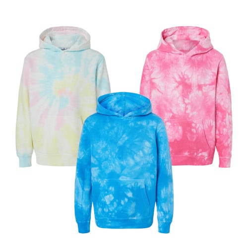 Independent Trading Co. Youth Midweight Tie-Dyed Hooded S...