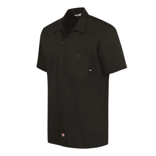 Dickies Men's Industrial Short Sleeve Cotton Work Shirt