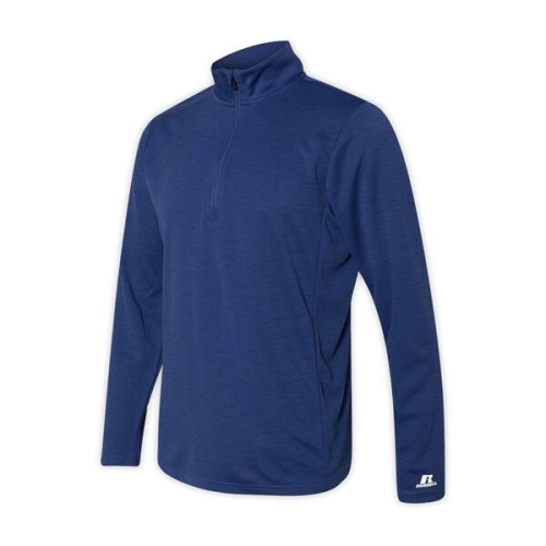 Russell Athletic Men's Striated Quarter-Zip Pullover