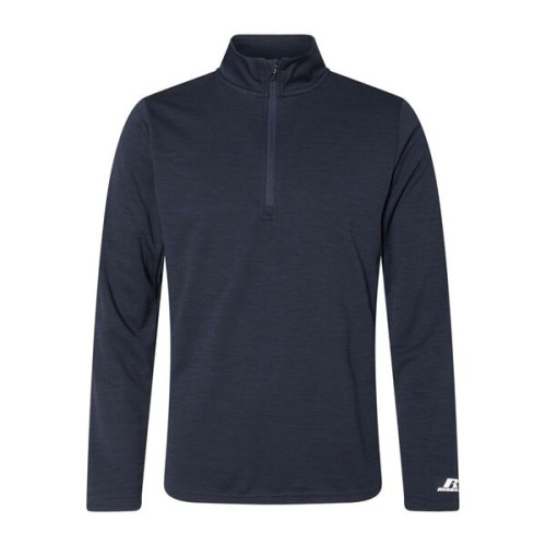 Russell Athletic Men's Striated Quarter-Zip Pullover