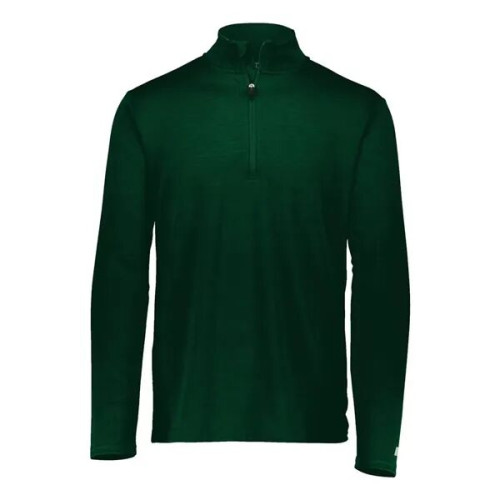 Russell Athletic Men's Striated Quarter-Zip Pullover