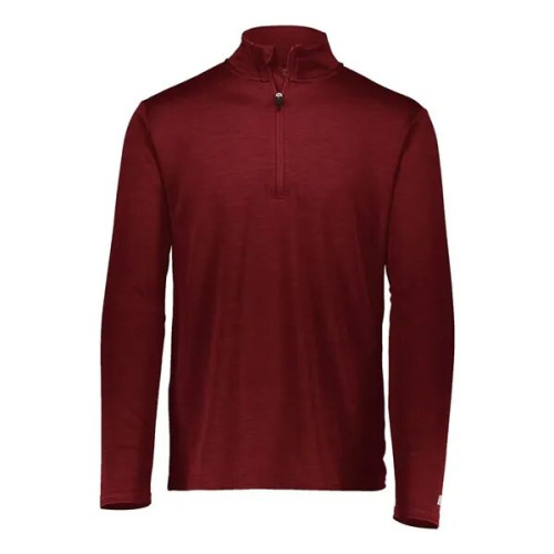 Russell Athletic Men's Striated Quarter-Zip Pullover