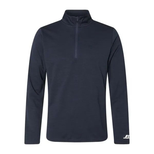Russell Athletic Men's Striated Quarter-Zip Pullover